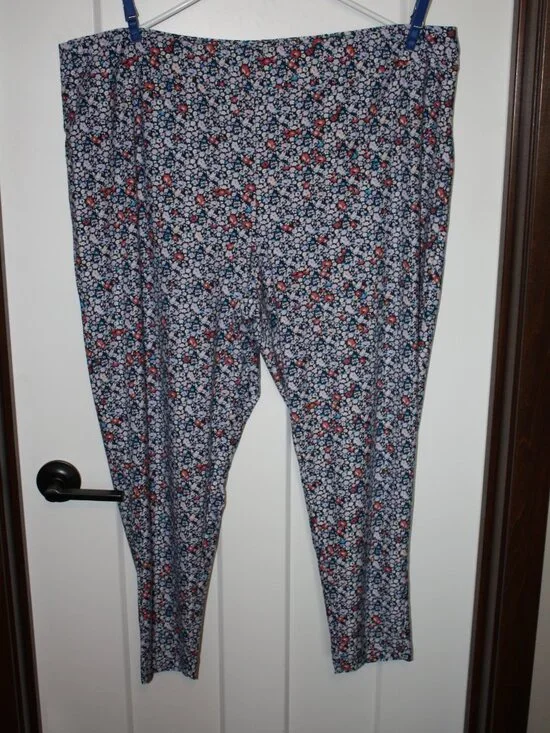 Terra & Sky 2-Pc, Legging and Tee, Navy size 3x - Picture 4 of 4